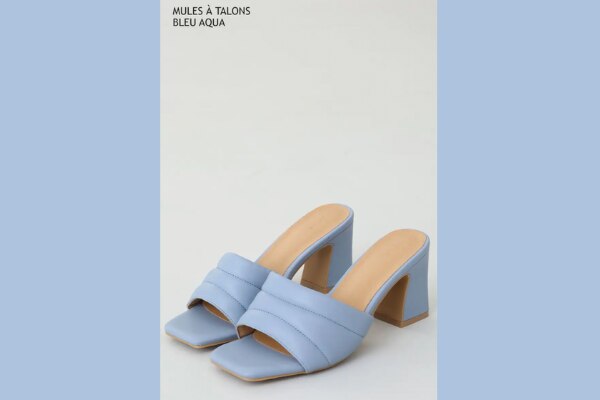 Mules à talons