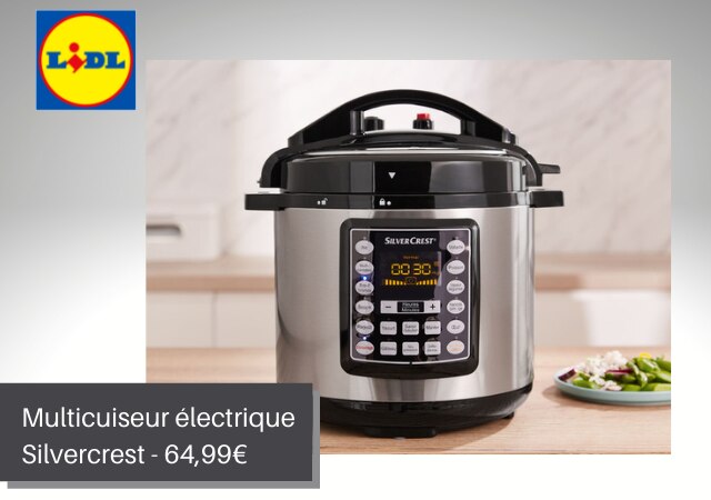 multicuiseur électrique Silvercrest à 64,99€