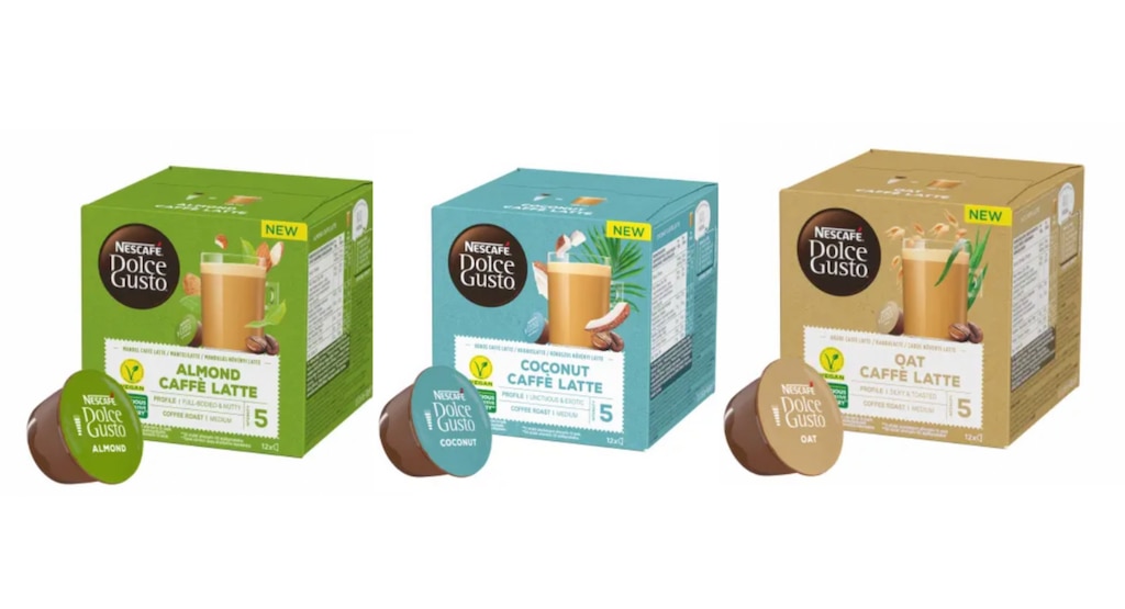 Nescafé, Dolce Gusto lait d'avoine, de coco, d'amande