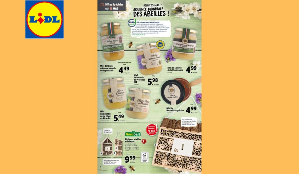 Journée des abeilles chez Lidl