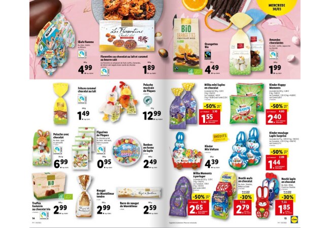 Promos spéciales Pâques chez Lidl