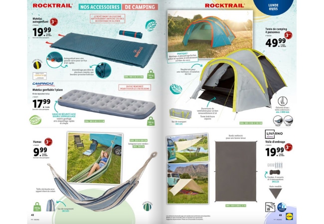 Equipements et accessoires camping