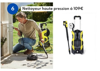 Nettoyeur haute pression à 109€ chez Lidl