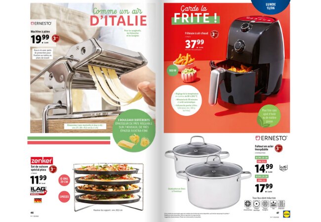 Friteuse à air chaud chez Lidl