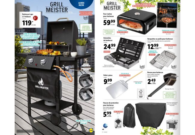 Promos et arrivages barbecues chez Lidl