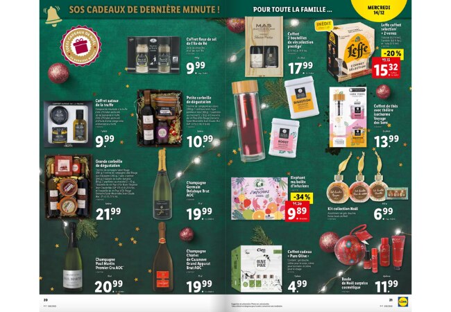 SOS cadeaux de dernière minute chez Lidl