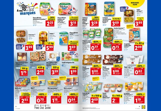 Semaine des marques chez Lidl dès le 3 août 2022