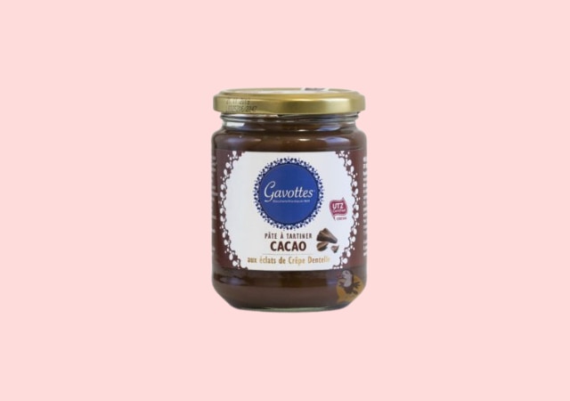 Pâte à tartiner Cacao aux éclats de Crêpe Dentelle