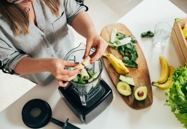 Smoothie aux fruits et légumes