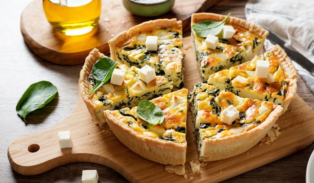 Quiche épinards-feta