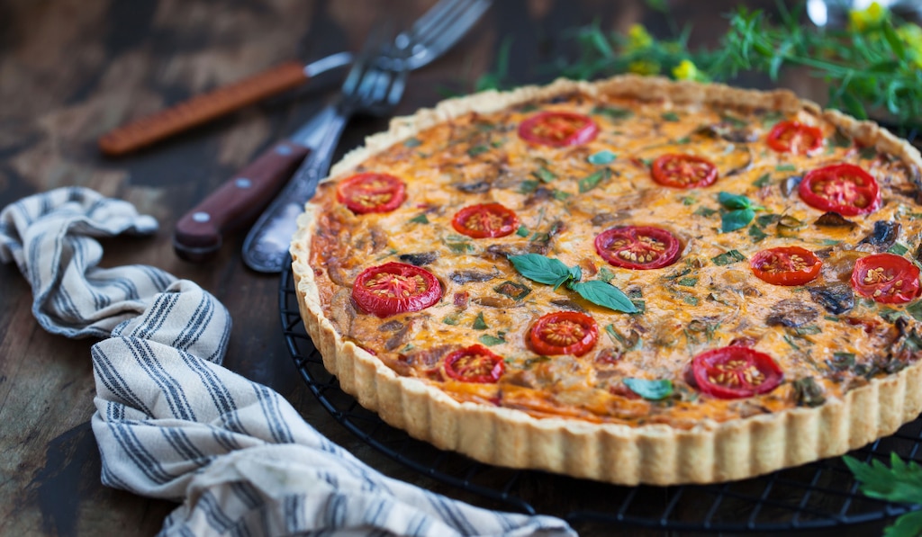 Quiche thon-tomates