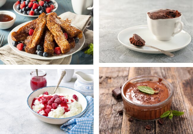 Idées recettes sucrées de comfort food