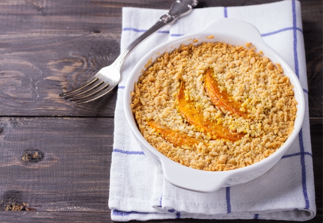 Recette facile de crumble au potiron