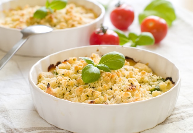 4 idées de crumble salé à découvrir