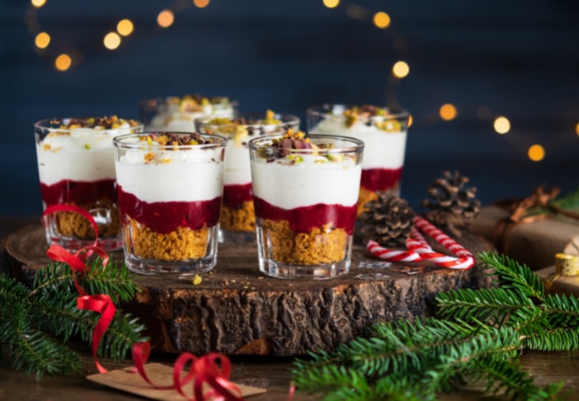 Recette de Noël : verrine cookies