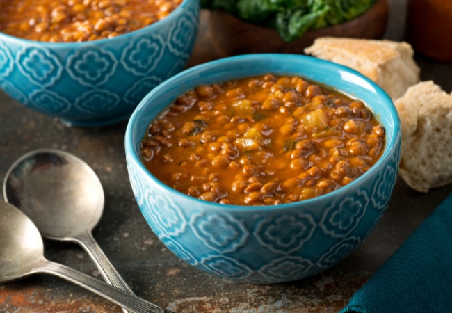 Soupe de lentilles