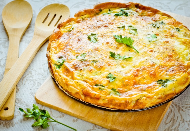 Recette express de quiche