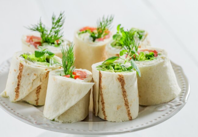 Recette facile de wraps crudités