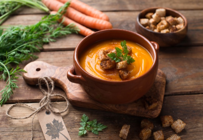 Soupe carottes - haricots blancs