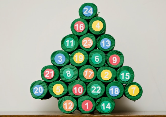 Calendrier Avent DIY sapin