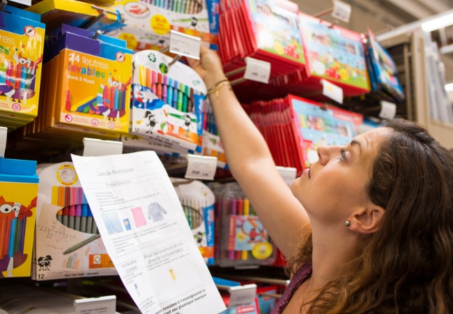 Profitez des soldes d'été pour acheter des fournitures scolaires