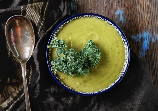 Soupe de chou kale