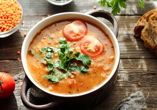 Soupe de lentilles