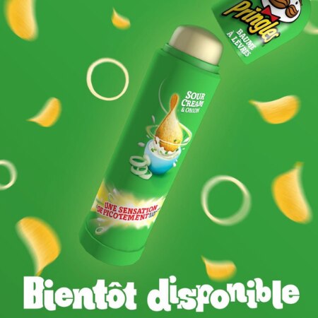 Stick à lèvre goût Sour Cream & Onion de Pringles