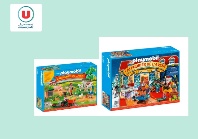 Calendriers de l'Avent Playmobil chez Super U