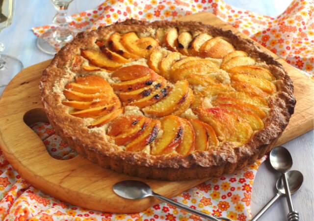 Tarte aux pêches