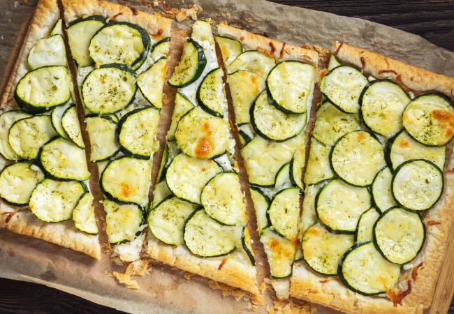 Recette facile de tarte à la courgette