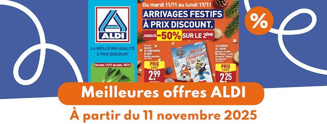 Catalogue ALDI du 11 novembre 2025 : les meilleures offres