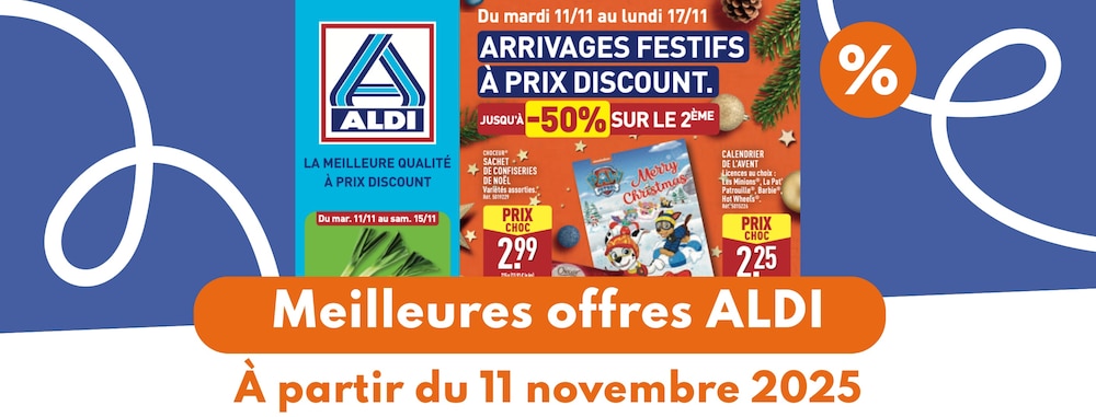 Catalogue ALDI du 11 novembre 2025 : les meilleures offres