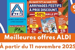 Catalogue ALDI du 11 novembre 2025 : les meilleures offres