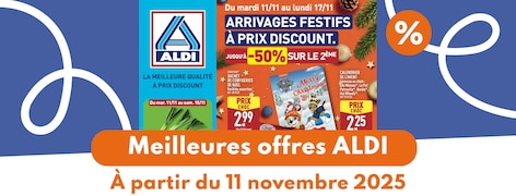 Catalogue ALDI du 11 novembre 2025 : les meilleures offres