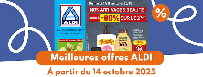Catalogue ALDI du 14 au 20 octobre 2025 : les meilleures offres