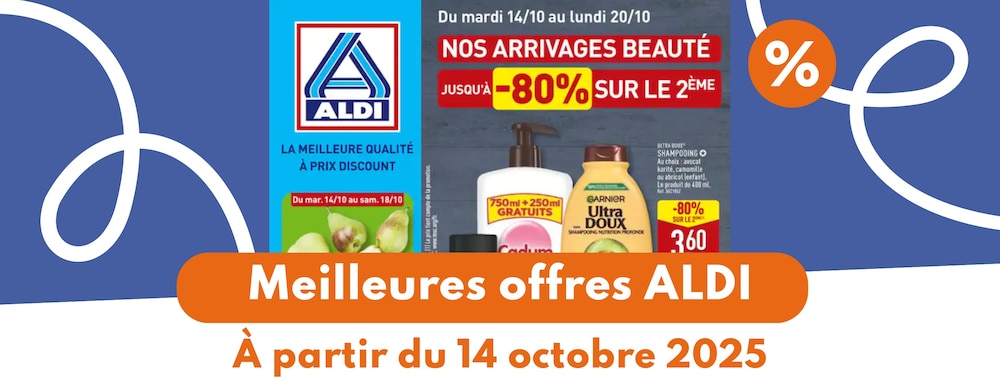 Catalogue ALDI du 14 au 20 octobre 2025 : les meilleures offres