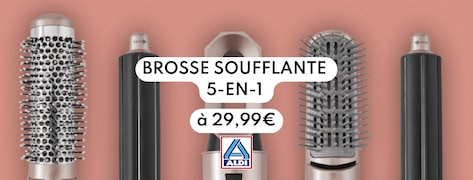 Où trouver la brosse soufflante 5-en-1 Ambiano chez ALDI ? 