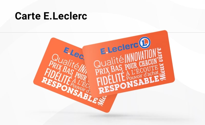 Carte de fidélité E.Leclerc