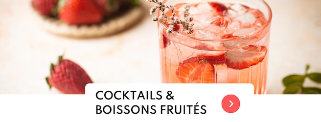 Cocktails & boissons à base de fraises