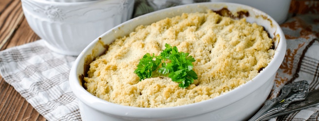 4 idées de crumble salé