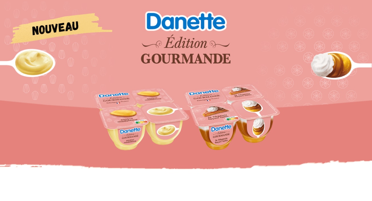 Danette lance deux nouvelles saveurs de crème dessert - Bonial