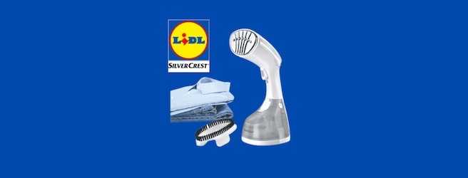 Zoom sur le défroisseur vapeur à main Silvercrest chez Lidl