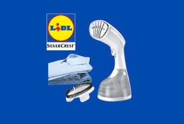 Zoom sur le défroisseur vapeur à main Silvercrest chez Lidl