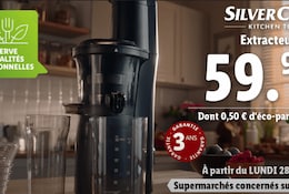 Zoom sur l'extracteur de jus Silvercrest chez Lidl