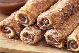 french toast rolls up chocolat