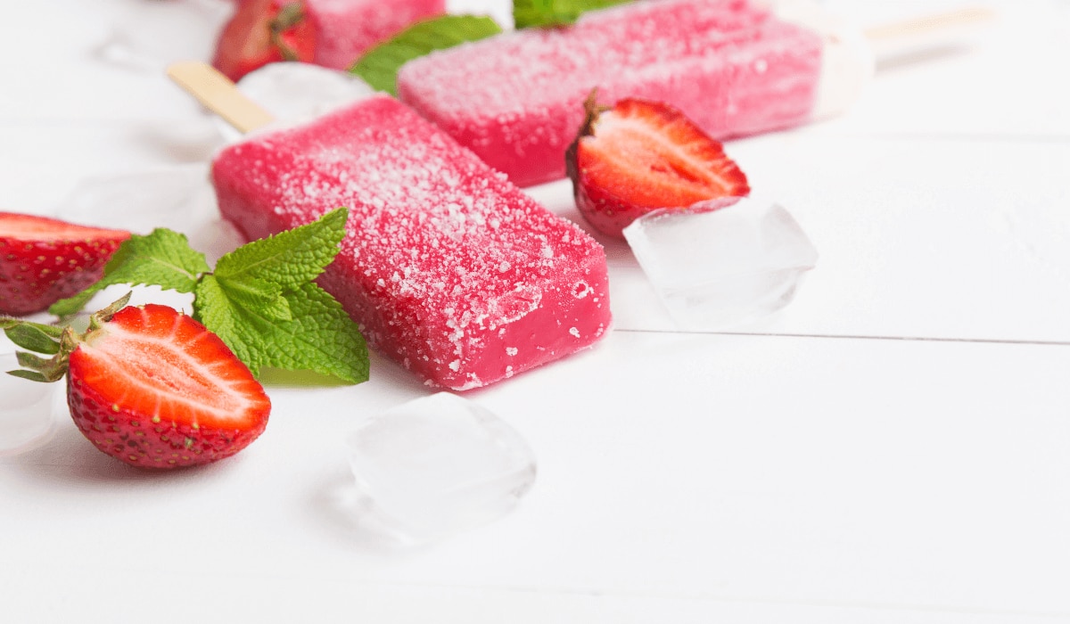 recette de glace à la fraise