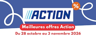 Les meilleures offres Action de la semaine du 21 au 27 octobre