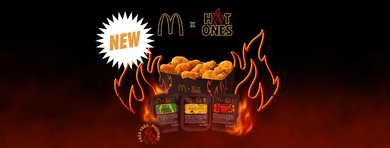 Découvrez les sauces piquantes Hot Ones disponibles chez McDonald's