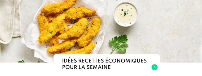 7 recettes économiques pour toute la semaine